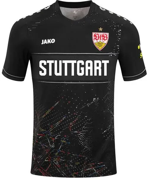 JAKO Kinder Fantrikot VfB Ausweich, schwarz, 140