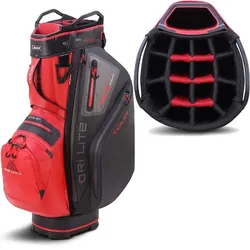 Big Max Dri Lite Tour Cartbag rot/schwarz