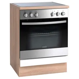 Menke Herdumbauschrank SONEA 60 x 60 x 85 cm Braun/Weiß