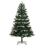 vidaXL Künstlicher Weihnachtsbaum Klappbar Beschneit 120 cm