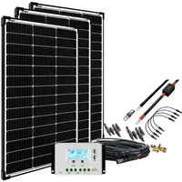 Offgridtec Solaranlage Black Frame 300 W inkl. PWM-Laderegler