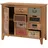 Mendler Apothekerkommode 80 x 91 x 40 cm Braun