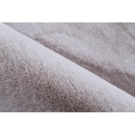 Kayoom Raika 125 Hochflorteppich 80 x 150 cm Rosa/Weiß