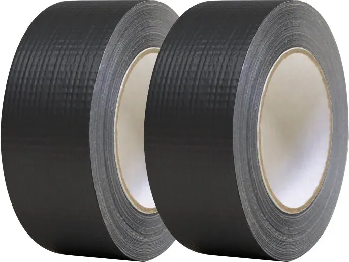 Gerband 246 Gaffa Tape Gewebeklebeband 48mm x 50m Schwarz 2x Set