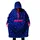 RAINKISS Regenponcho Unisex Blau Einheitsgröße