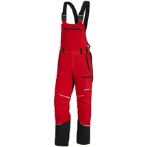KOX Schnittschutz Latzhose Mistral 3.0 Rot/Gelb Gr. 27 untersetzt - 27