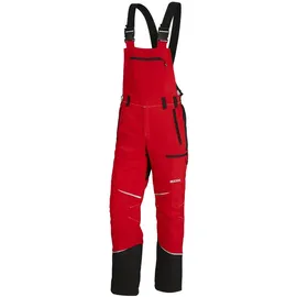 KOX Schnittschutz Latzhose Mistral 3.0 Rot/Gelb Gr. 27 untersetzt - 27