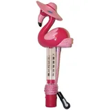 KERLIS Flamingo Schwimmbadthermometer Pink