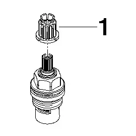 Dornbracht xControl Keramik-Obert. 1/2" 9090031500090