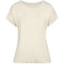 VIVANCE Kurzarmshirt Damen beige Gr.32/34