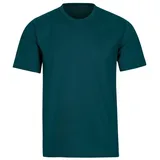 TRIGEMA T-Shirt TRIGEMA "TRIGEMA T-Shirt DELUXE Baumwolle", Herren, Gr. XL, blau (saphir), 100% Baumwolle, Basic, Shirts T-Shirt