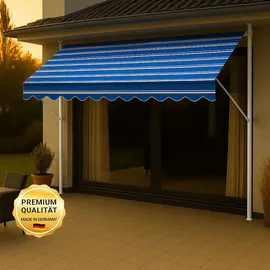 Angerer Klemmmarkise Exklusiv 150 cm blau