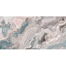 Living Walls Marmoroptik Rosa Blau Beige Abstrakte Steintapete 2,5 m x 0,02 m 1 St Beige/Blau/Grau/Rosa