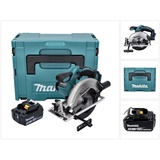 Makita DSS 611 M1J Akku Handkreissäge 18 V 165 mm + 1x Akku 4,0 Ah + Makpac - ohne Ladegerät