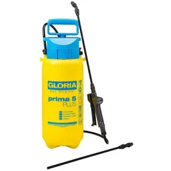 GLORIA Prima 5 PLUS, Handgartenspritzer, 7 l, 5 l, Blau, Gelb, Kunststoff, Kunst