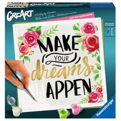 Ravensburger Beschäftigung - CreArt - Malen nach Zahlen 29028 – Make your dreams happen