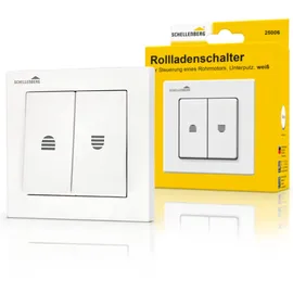 Schellenberg Rollladenschalter mit Rastfunktion unterputz weiß