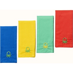 Benetton - Set mit 4 Tischdecken aus 100 % Baumwolle