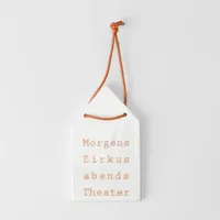Räder Wandhäuschen Morgens Zirkus Abends Theater