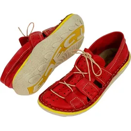 Eject Komfort Schnürschuhe in Rot | Gr.: 43 EU