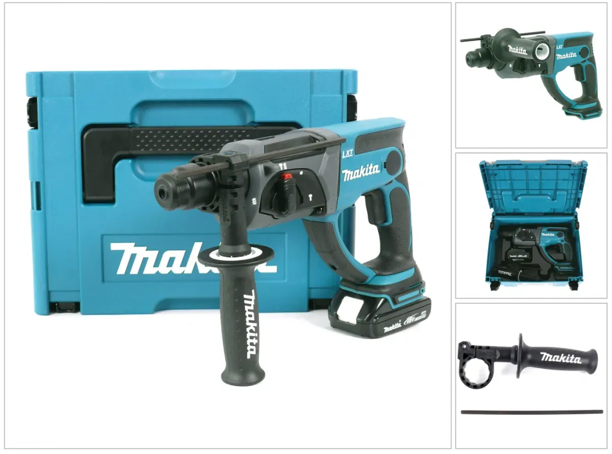 Makita DHR 202 Y1J Akku-Kombihammer 18V 2,0J SDS  im MAKPAC mit 1x Akku 1,5 Ah, ohne Ladegerät