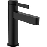 Hansgrohe Finoris 110 mit Push-Open Ablaufgarnitur, mattschwarz