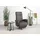 sit&more TV-Sessel Grenoble Polyester 71 x 110 x 82 cm Grau mit Kopfteilverstellung