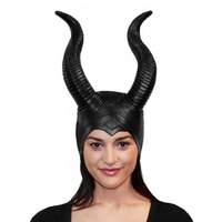 Hasbro Kostüm Dunkle Fee Hörner, Imposante Hörner für Teufel und düstere Fantasywesen schwarz