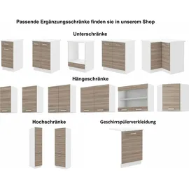 Küchen-Preisbombe Küchenzeile Dave 240 cm Eiche Sonoma Trüffel