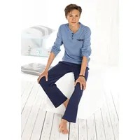 AUTHENTIC LE JOGGER Pyjama in blau-meliert-marine | Gr.: 146/152