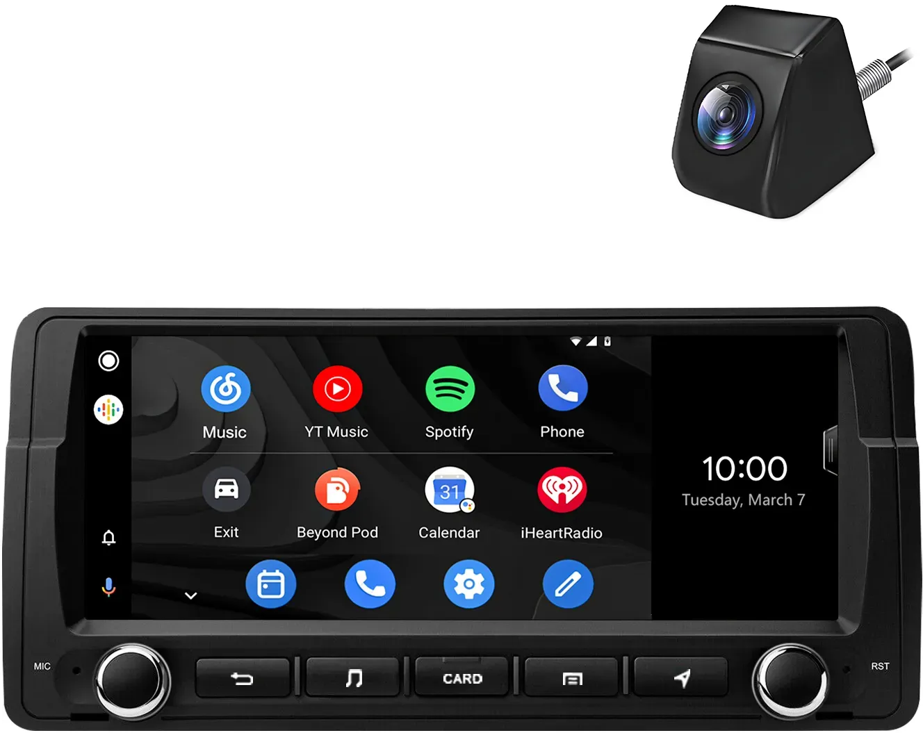Junsun Radio für BMW 3 Series E46 CarPlay Android Auto Bluetooth Navi - 2+32GB - 8 inch - Mit Rückfahrkamera