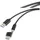 Renkforce USB-C auf USB-A 1 m Schwarz