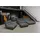 KAWOLA Hocker VIVIEN Feincord 108 x 41 x 73 cm Grau
