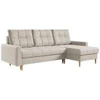 ECKSOFA Astra Beige Velvet