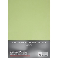 dormabell Premium Jersey-Spannbetttuch hellgrün - 120x200 bis 130x220 cm (bis 24 cm Matratzenhöhe)