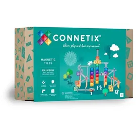 Connetix Rainbow Ball Run Magnetische Bauteile 92 Teile