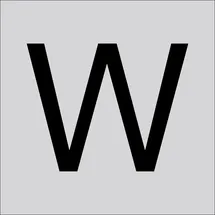 RZB Buchstabe "W" 99224.003.W