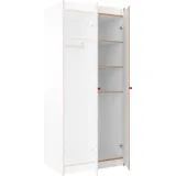 Tojo Mehrzweckschrank TOJO "steh", weiß, B:38cm H:180cm T:55cm, MDF, Schränke, als Grund- und Anbaumodul für individuelle Erweiterungen