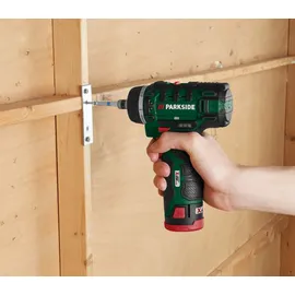 Parkside PBSA 12 E4 inkl. 1 x 2,0 Ah + Ladegerät + Bit-/Bohrerset
