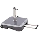 Doppler Rollsockel 50 kg Aluminium Grau
