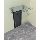 Glaszentrum Hagen - Typ/L 140x90cm Glasvordach Vordach VSG - Klarglas