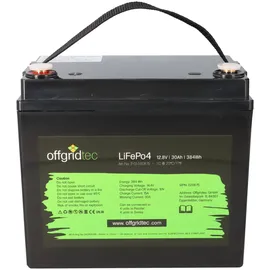 Offgridtec LiFePO4 Akku 12V 30Ah - sicher & effizient für PV & USV