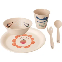 Very very at home Kindergeschirr und Besteck beige 5 El.