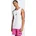 Herren Single Jersey Tank Top white-black