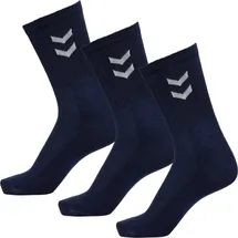 hummel Basic Socken 3 Paare Blau 41-45