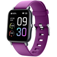 MICGIGI 1,69 Zoll HD-Großbildschirm Fitness Tracker Fitnessuhr für Damen Herren mit Pulsuhr Schrittzähler Kalorienzähler Schlafmonitor für iOS Android