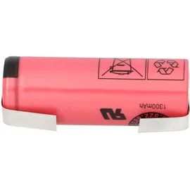 Panasonic Akkuman.de Sanyo UR18500Y 1300mAh Li-ion Akku mit U-Lötfahne Akku