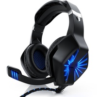 CSL - Gaming Headset für Xbox One Xbox One S Xbox One X PC PS4 PS4 Pro PS5 - Klinkenanschluss 3,5mm - Klinke Kopfhörer mit Mikrofon - Headset - Für Gaming Musik Chat