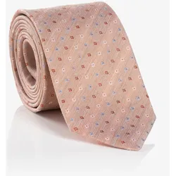 Krawatte MONTI, Damen, orange, Seide, gemustert, casual,klassisch, Krawatten, aus reiner Seide, mit Ornamenten, 6,5 cm breit