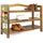 CASARIA Schuhregal 85 x 62 x 26 cm 3 Ebenen braun